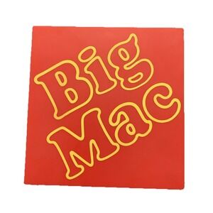 GE McDonalds Big Mac AM Radio 7-2789 Vintage Retro Tested‎ Works Manual